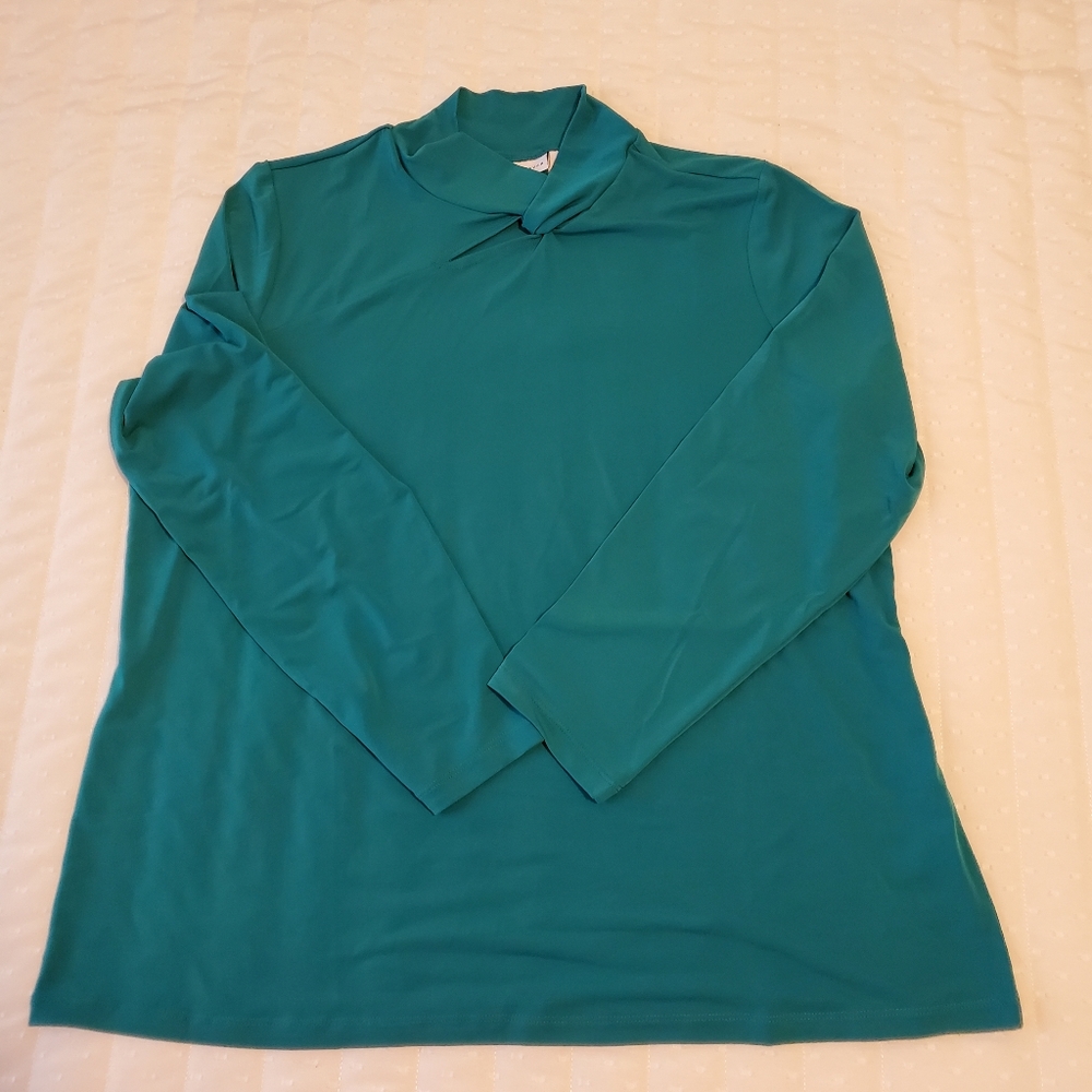 Susan Graver mock neck top